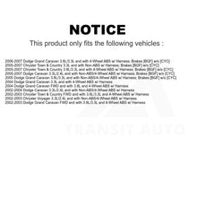 Charger l&#39;image dans la galerie, Mpulse Rear ABS Wheel Speed Sensor SEN-2ABS0340 For Dodge Grand Caravan Chrysler