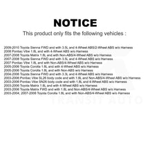 Load image into Gallery viewer, Mpulse Rear ABS Wheel Speed Sensor SEN-2ABS0464 For Toyota Corolla Sienna Matrix