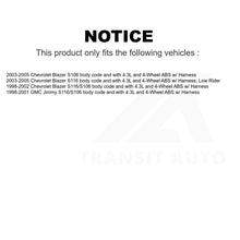 Load image into Gallery viewer, Mpulse Front ABS Wheel Speed Sensor SEN-2ABS0484 For Chevrolet Blazer GMC Jimmy