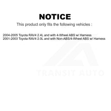 Load image into Gallery viewer, Mpulse Front Left ABS Wheel Speed Sensor SEN-2ABS0508 For Toyota RAV4 w Harness