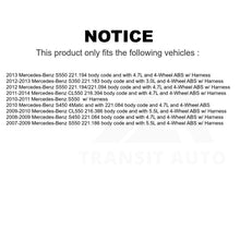 Load image into Gallery viewer, Mpulse Front ABS Wheel Speed Sensor SEN-2ABS0698 For Mercedes-Benz S550 CL550