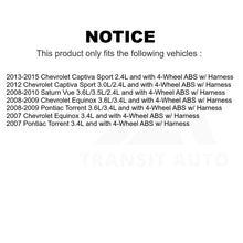 Load image into Gallery viewer, Mpulse Rear ABS Wheel Speed Sensor SEN-2ABS0804 For Chevrolet Equinox Saturn Vue