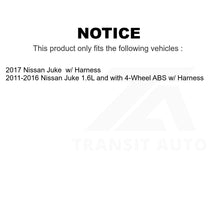 Charger l&#39;image dans la galerie, Mpulse Front ABS Wheel Speed Sensor SEN-2ABS0910 For Nissan Juke w Harness