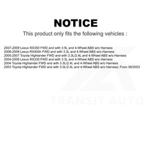 Charger l&#39;image dans la galerie, Mpulse Rear ABS Wheel Speed Sensor SEN-2ABS1036 For Toyota Highlander Lexus