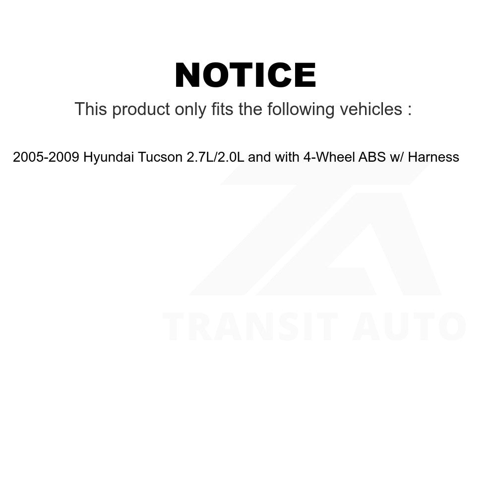 Mpulse Front Left ABS Wheel Speed Sensor SEN-2ABS1168 For Hyundai Tucson