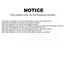 Charger l&#39;image dans la galerie, Mpulse Front Right ABS Wheel Speed Sensor SEN-2ABS1301 For Toyota Highlander