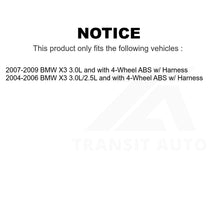 Charger l&#39;image dans la galerie, Mpulse Rear ABS Wheel Speed Sensor SEN-2ABS1323 For BMW X3 w Harness