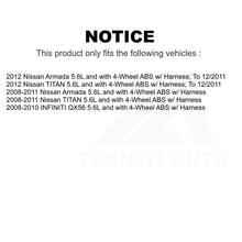 Charger l&#39;image dans la galerie, Mpulse Front ABS Wheel Speed Sensor SEN-2ABS1592 For Nissan TITAN Armada QX56