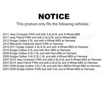 Charger l&#39;image dans la galerie, Mpulse Rear Left ABS Wheel Speed Sensor SEN-2ABS2287 For Jeep Patriot Compass