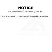 Charger l&#39;image dans la galerie, Mpulse Rear ABS Wheel Speed Sensor SEN-2ABS2413 For 2009-2014 Acura TL w Harness