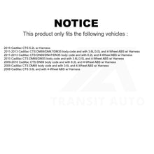 Charger l&#39;image dans la galerie, Mpulse Rear ABS Wheel Speed Sensor SEN-2ABS2529 For Cadillac CTS w Harness