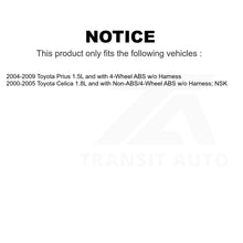 Charger l&#39;image dans la galerie, Mpulse Rear ABS Wheel Speed Sensor SEN-2ABS2704 For Toyota Prius Celica