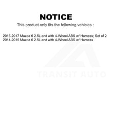 Charger l&#39;image dans la galerie, Mpulse Rear ABS Wheel Speed Sensor SEN-2ABS3010 For Mazda 6