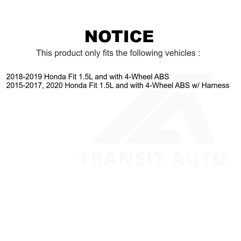 Mpulse Front Left ABS Wheel Speed Sensor SEN-2ABS3165 For Honda Fit