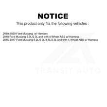 Charger l&#39;image dans la galerie, Mpulse Rear ABS Wheel Speed Sensor SEN-2ABS3193 For Ford Mustang w Harness