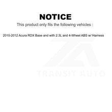 Load image into Gallery viewer, Mpulse Rear Right ABS Wheel Speed Sensor SEN-2ABS3514 For Acura RDX w Harness