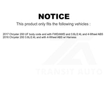 Load image into Gallery viewer, Mpulse Rear ABS Wheel Speed Sensor SEN-2ABS3546 For Chrysler 200