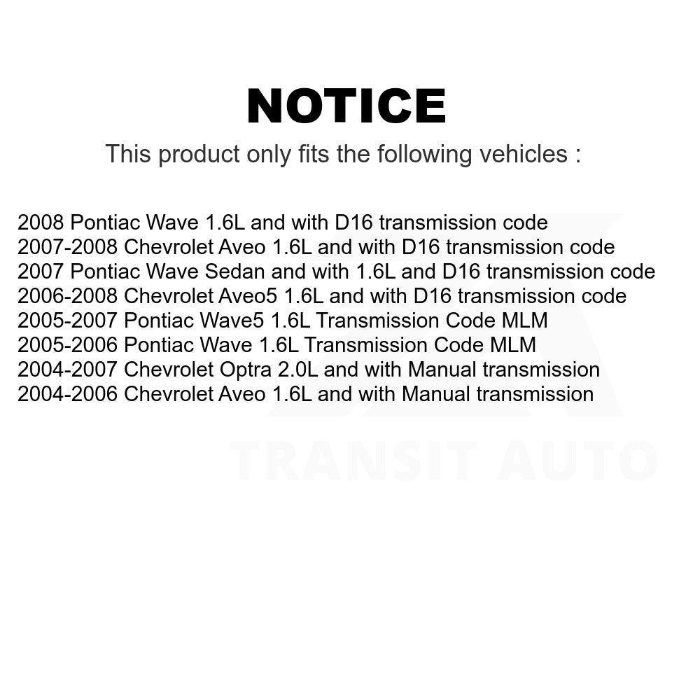 Mpulse Vehicle Speed Sensor SEN-2VSS0032 For Chevrolet Aveo Pontiac Wave Aveo5