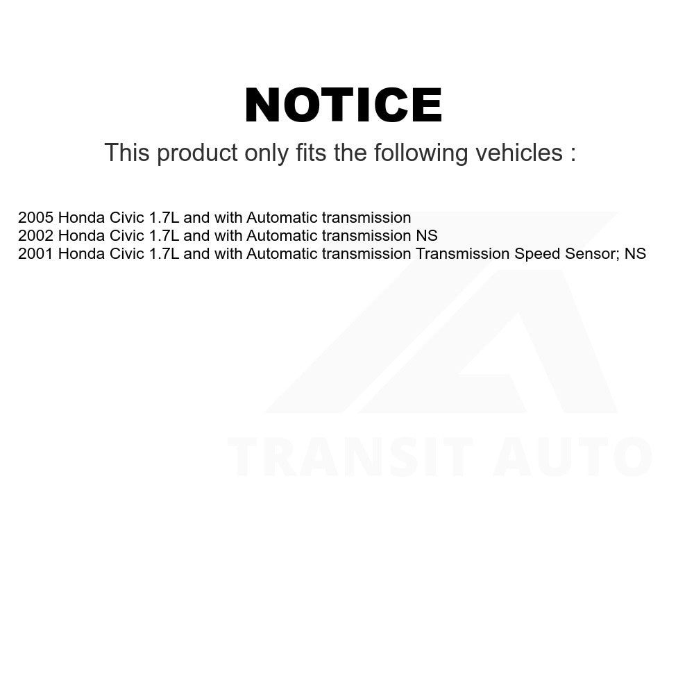 Mpulse Vehicle Speed Sensor SEN-2VSS0110 For Honda Civic