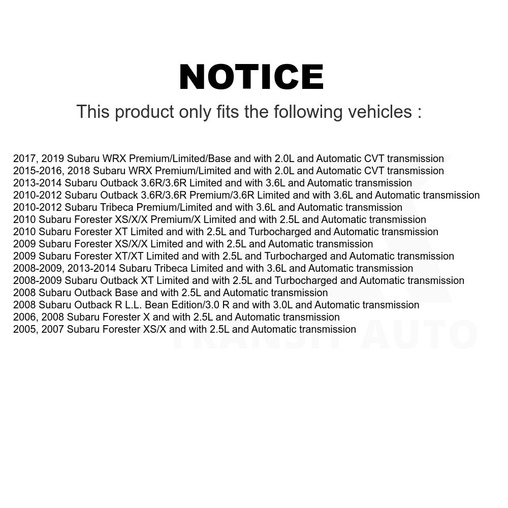 Mpulse Vehicle Speed Sensor SEN-2VSS0540 For Subaru Outback Forester WRX Tribeca