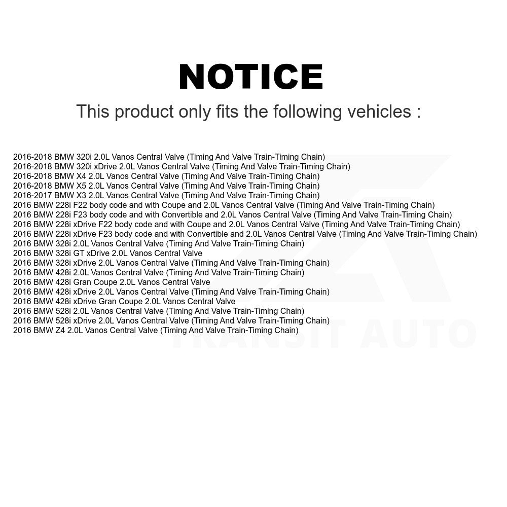 Mpulse Engine Variable Valve Timing (VVT) Solenoid SEN-2VTS0216 For BMW X5 X3 X4